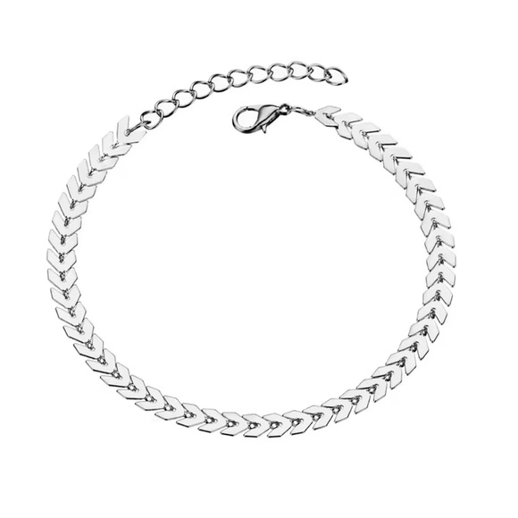 Jewelry - Elegant Silver Chain anklet